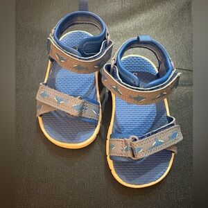 Carters Toddler Blue and Gray Sandals